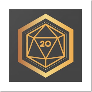 Golden Sigil D20 Posters and Art